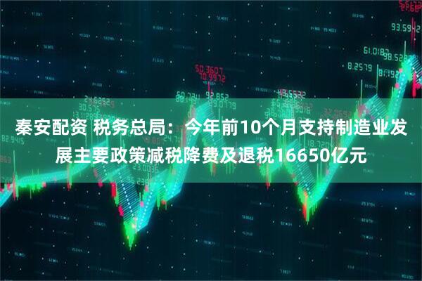 秦安配资 税务总局：今年前10个月支持制造业发展主要政策减税降费及退税16650亿元